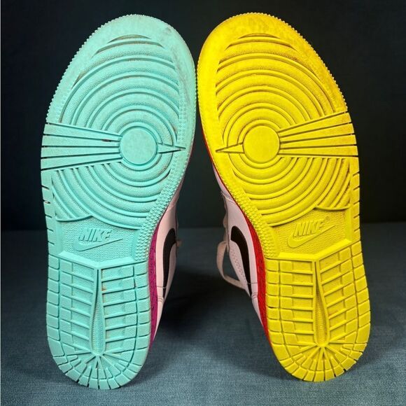 Nike Air Jordan 1 Low Multicolor Kids/Youth 4.5Y / Women’s 6 Sneakers - Picture 8 of 9